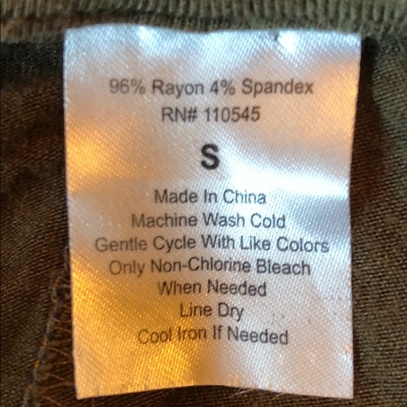 Olive Green T-Shirt Dress - Picture 5 of 5